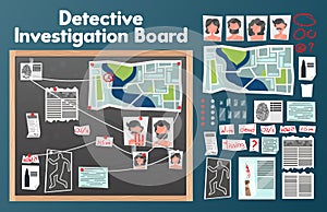 Investigation Board Detective Set