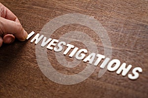 Investigations Wood Word