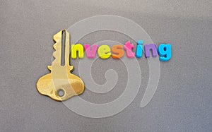 Investing : the key.