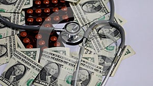 investment with American dollar money in medicine