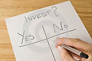 Investment decision