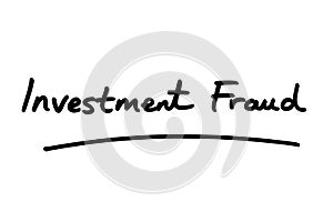 Investment Fraud