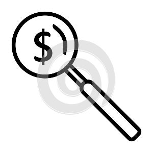 Investment justification icon design