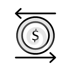 Investment  Line Style vector icon which can easily modify or edit