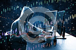 Investment and malware concept