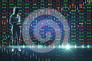 Investment and malware concept