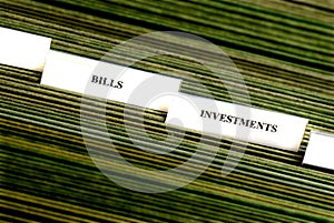 Investments Filing Tabs