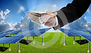 Investor pay for build solar farm