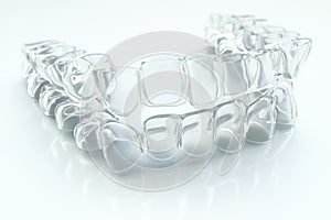 Invisible aligner, braces - 3D Rendering