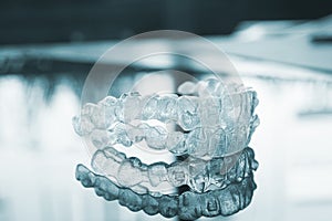 Invisible dental teeth brackets aligners braces retainers