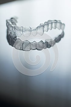Neviditelný zubní zuby držáky zub plastický šle 