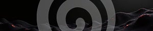 Invisible frame, black on black Perfect for minimalist designs , background texture, depth, black aesthetic photo