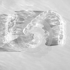 Invisible transparent aligners plastic braces dentistry retainers
