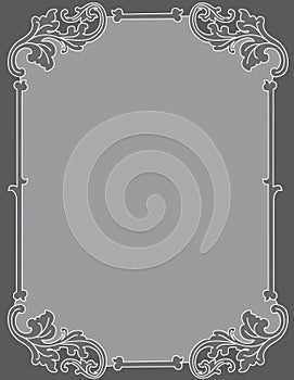 Invitation background ornamental frame