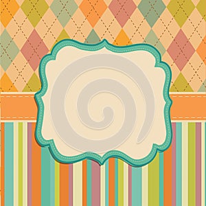 Invitation Card Background, Border Frame Patterns