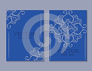 Invitation card for your holiday. You can use it to decorate books, notebooks, paper.