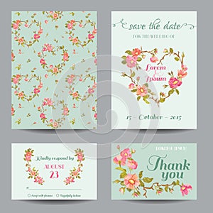 Invitation-Congratulation Card Set