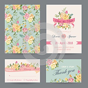 Invitation/Congratulation Card Set