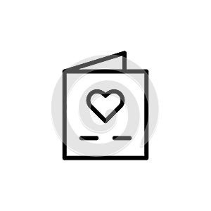 Invitation, wedding icon. Simple line, outline vector elements of marriage icons for ui and ux, website or mobile application