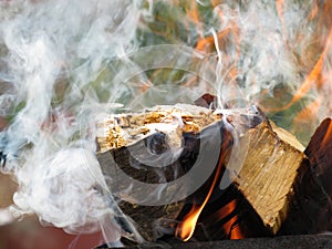 Inviting campfire on the beach during the summer, bring back fond memories