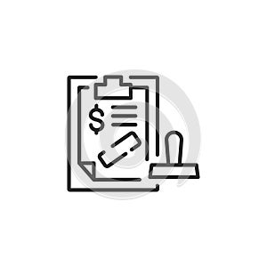 Invoice Approval Icon