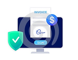 Invoice document form