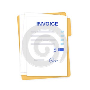 Invoice document form