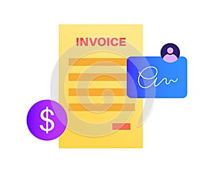 Invoice document form