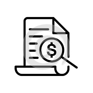 Invoice inspection icon