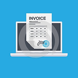 Invoice invoicing online service pay