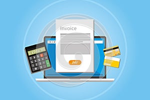 Invoice invoicing online service pay