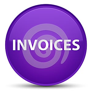 Invoices special purple round button