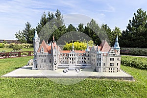 Replica of Moszna Castle, Miniature Park , Inwald, Poland