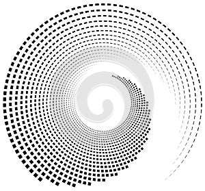 Spirale da rettangoli. astratto progetto elemento 