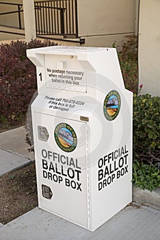 Inyo County California Official Ballot Drop Box