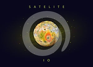 Io satellite illustration