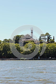 Ioannina lake and Ali Pasha mosque Ioannina