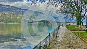 Ioannina lake Pamvotida Greece