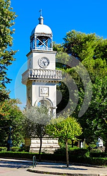 Ioannina old clock tower, city symbol. Epirus region, Greece photo