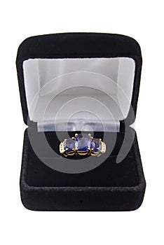 Iolite ring