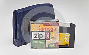 Iomega Zip 250 Drive and Disk