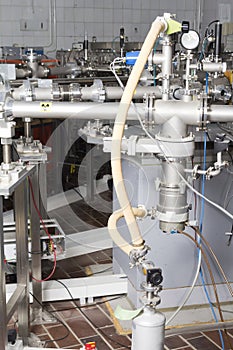 ION Accelerator laboratory interior