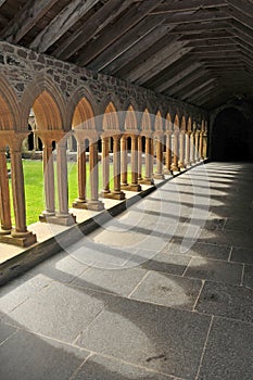 Iona Abbey Cloister, Isle of Iona, Agyll and Bute, Scotland, U.K. photo