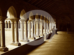 Iona abbey cloister