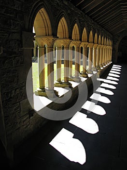 Iona Abbey Cloisters photo