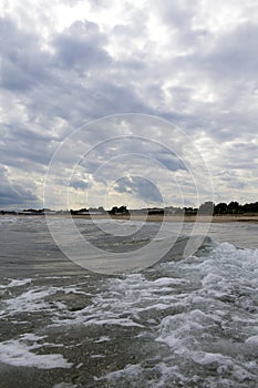 Catania beach and the Ionian sea