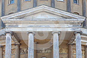 Ionic classical order of columns architecture photo