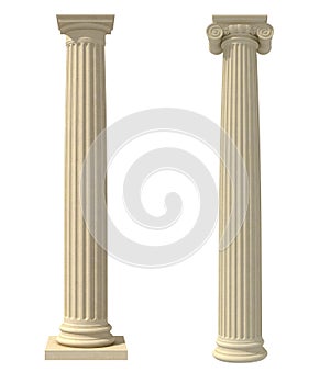 Iónico columna 