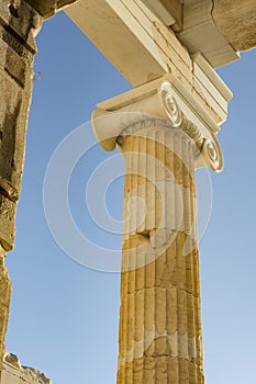 Ionic column detail, Greece