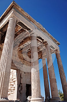 Ionic Columns at Erechtheum of Acropolis